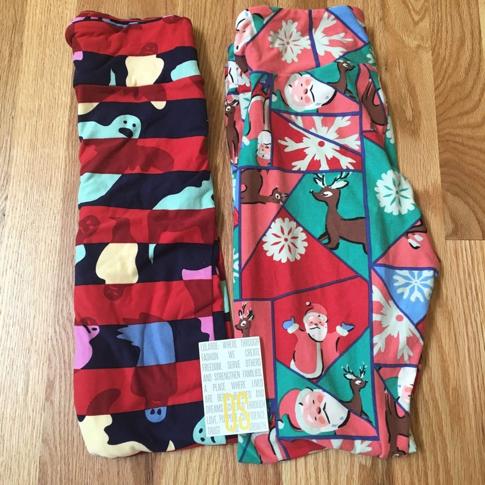OS Lularoe leggings. Halloween and Christmas